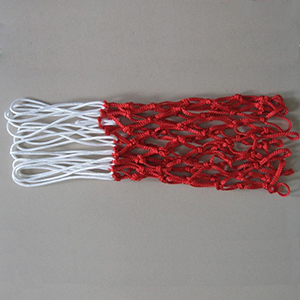 Polyester White and Red Basketb