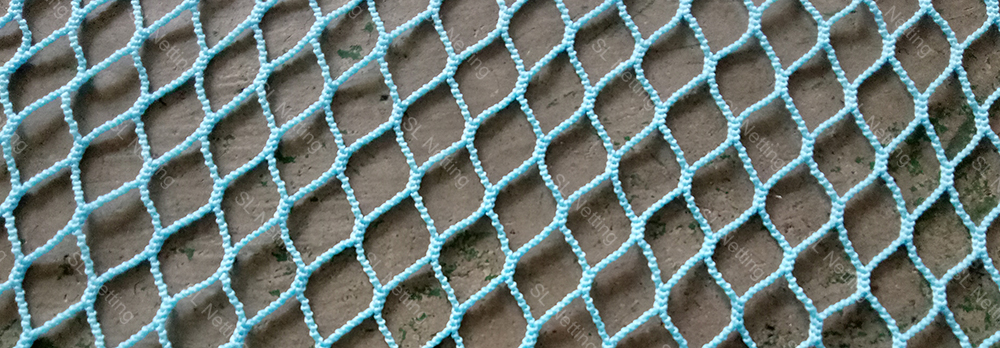 Blue Braided Knotless Net